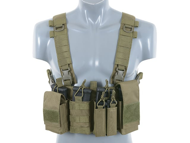 Buckle Up Chest Rig V3 - Olive di 8FIELDS
