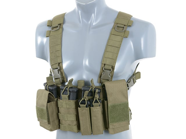 Buckle Up Chest Rig V3 - Olive di 8FIELDS