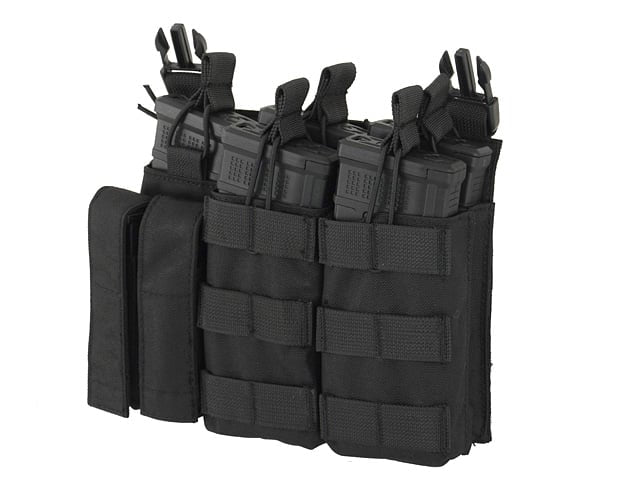 Buckle Up Triple 5.56/Pistol Pouch Panel - BK di 8FIELDS