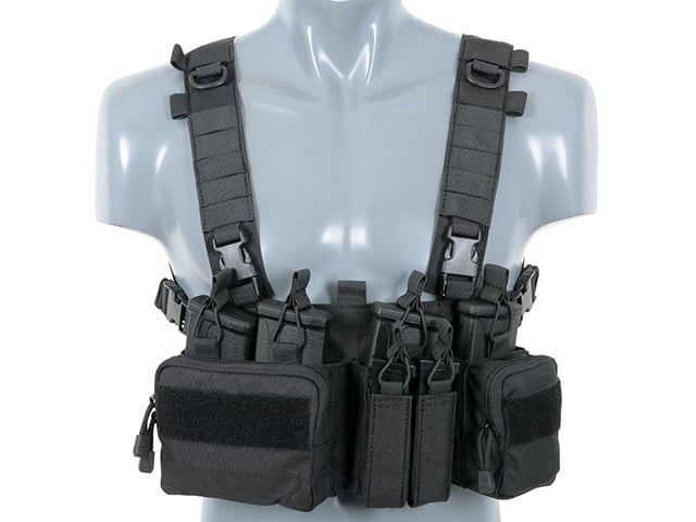Buckle Up Recce/Sniper Chest Rig - Black di 8FIELDS