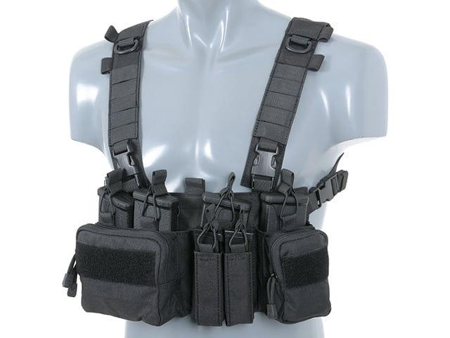 Buckle Up Recce/Sniper Chest Rig - Black di 8FIELDS