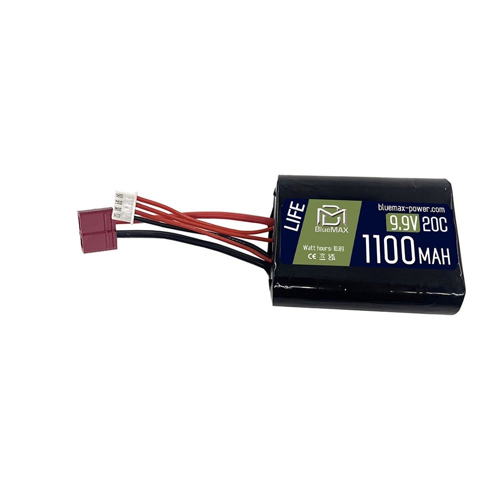 Batteria Li-Fe 9.9V 1100mAh Mini Brick di BLUEMAX