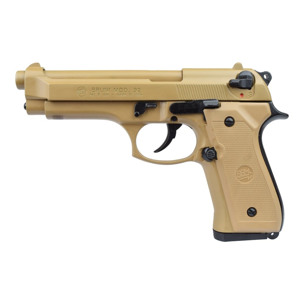Pistola a Salve 92 Calibro 9mm Desert di BRUNI