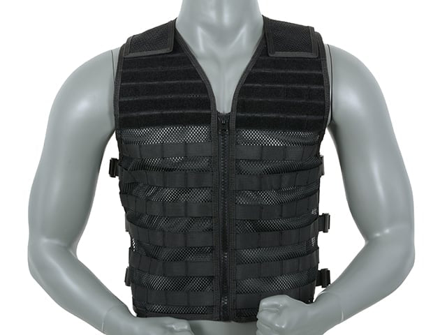 Gilet Tattico Mesh Nero di 8FIELDS