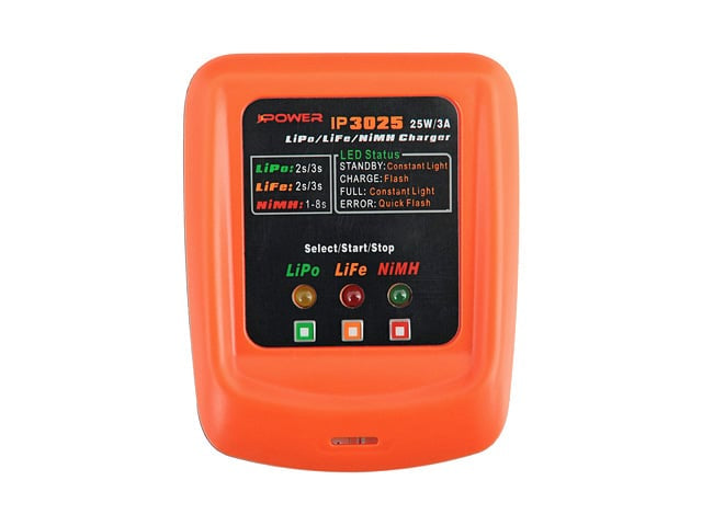 Caricabatterie LiPo/LiFe/NiMH 25W/3A di IPOWER