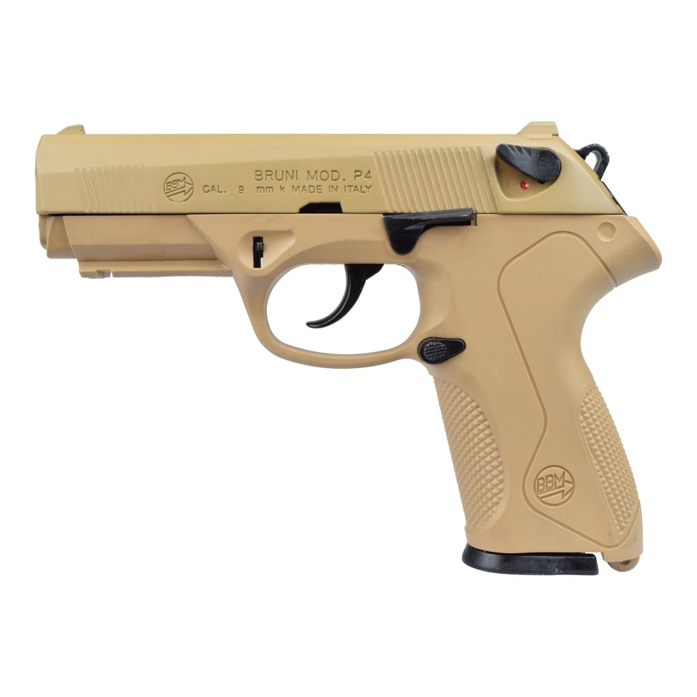Pistola a Salve P4 Calibro 9mm Desert di BRUNI
