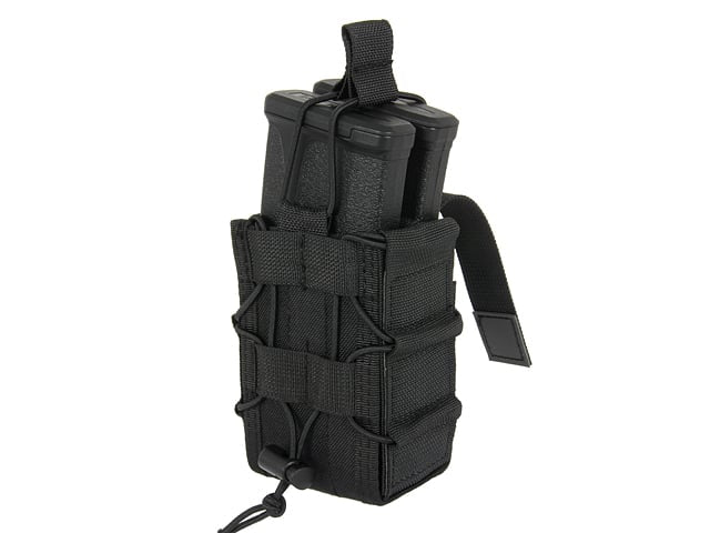 MOLLE Double Rifle Mag Speed Pouch - Black di 8FIELDS
