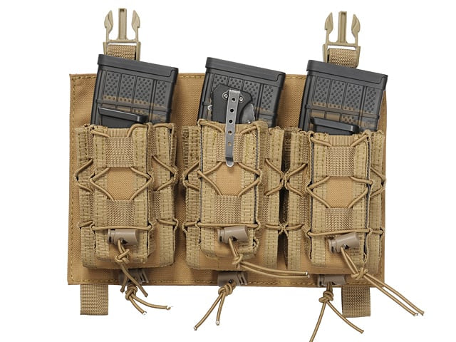 Buckle Up Speed Triple Mag Pouch - Coyote di 8FIELDS