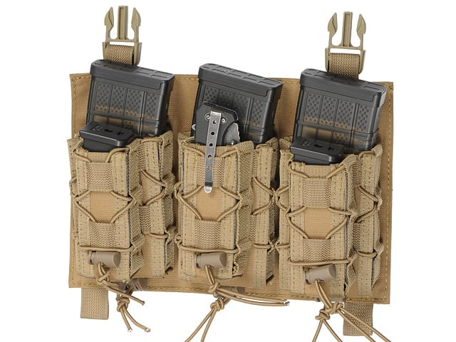 Buckle Up Speed Triple Mag Pouch - Coyote di 8FIELDS