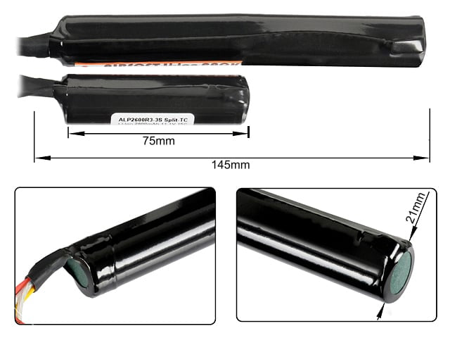 Batteria Li-ion 2600mAh 11.1V di IPOWER
