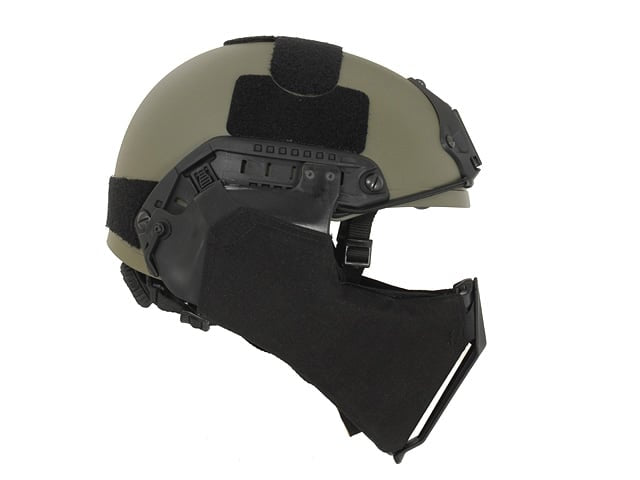 Helmet Mandible Guard - Black di FMA