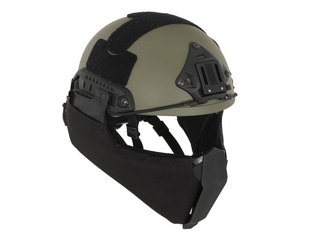 Helmet Mandible Guard - Black di FMA