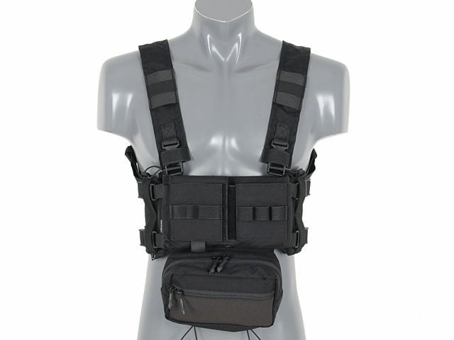 Micro MK3 Chest Rig - Black di EMERSONGEAR