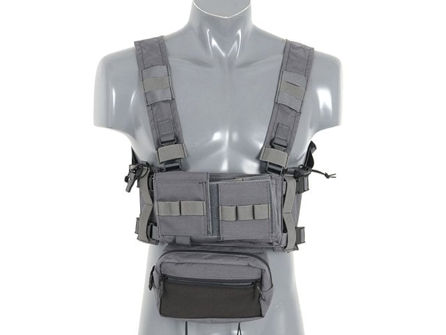 Micro MK3 Chest Rig - Wolf Grey di EMERSONGEAR