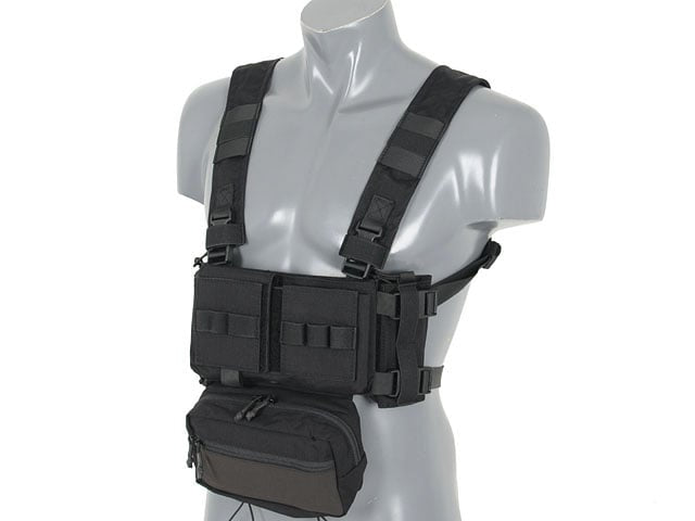 Micro MK3 Chest Rig - Black di EMERSONGEAR