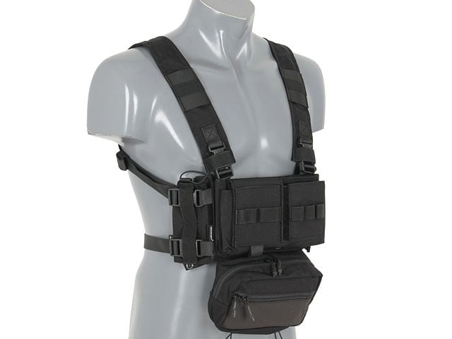 Micro MK3 Chest Rig - Black di EMERSONGEAR