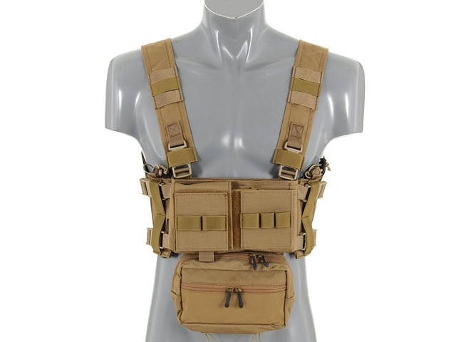 Micro MK3 Chest Rig - Coyote Brown di EMERSONGEAR