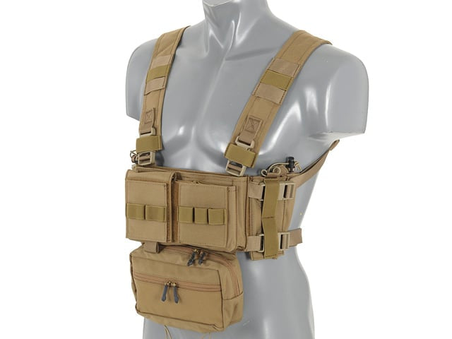Micro MK3 Chest Rig - Coyote Brown di EMERSONGEAR
