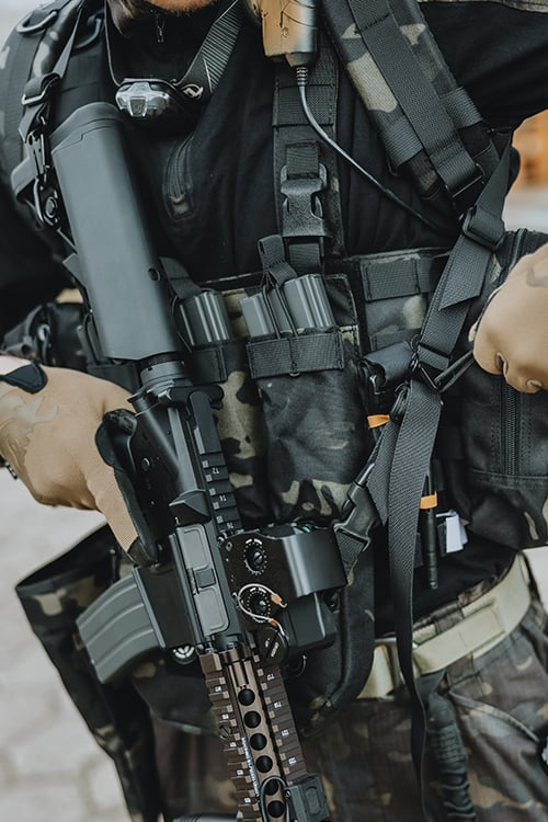 Buckle Up Modular Chest Rig di 8FIELDS