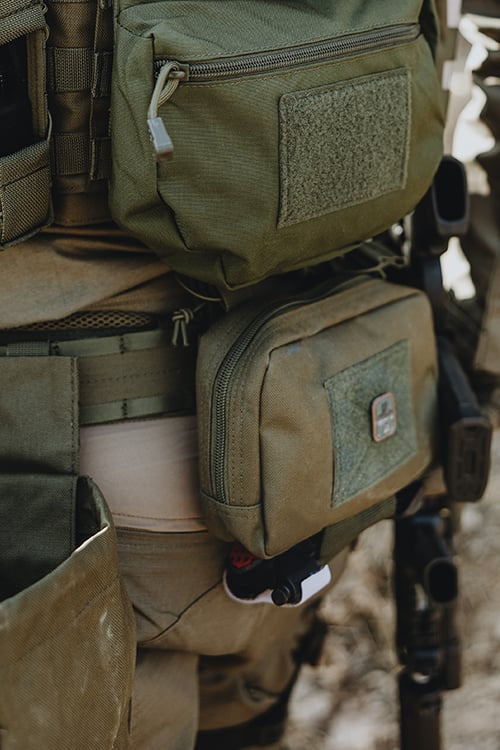 Modular Admin Pouch - Olive di 8FIELDS