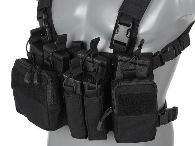 Buckle Up Recce/Sniper Chest Rig - Black di 8FIELDS PREMIUM