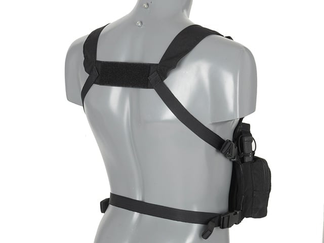 Buckle Up Recce/Sniper Chest Rig - Black di 8FIELDS PREMIUM