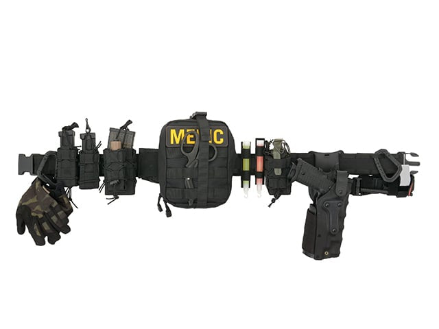 Rigid Combat Belt MOLLE (L) - Olive di 8FIELDS