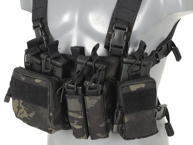 Buckle Up Recce/Sniper Chest Rig - Multicam Black di 8FIELDS PREMIUM