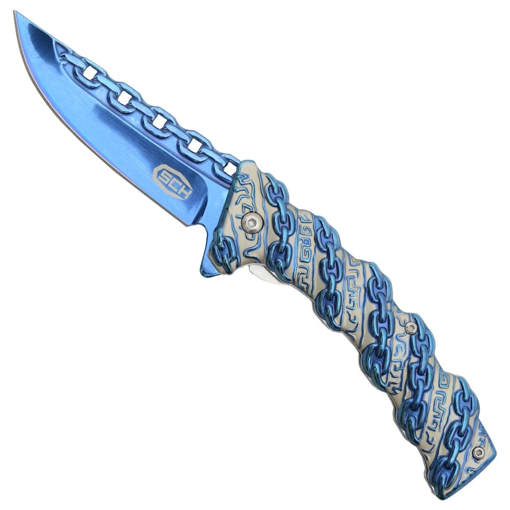 Coltello Tascabile con Apertura Assistita di SCK