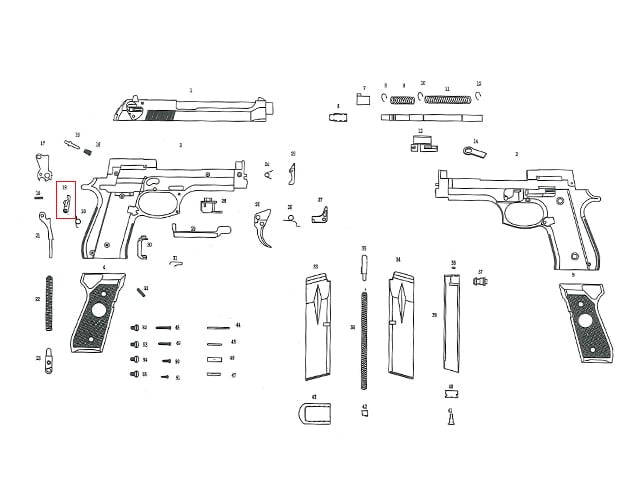 Sear per pistola ST92F di STTI