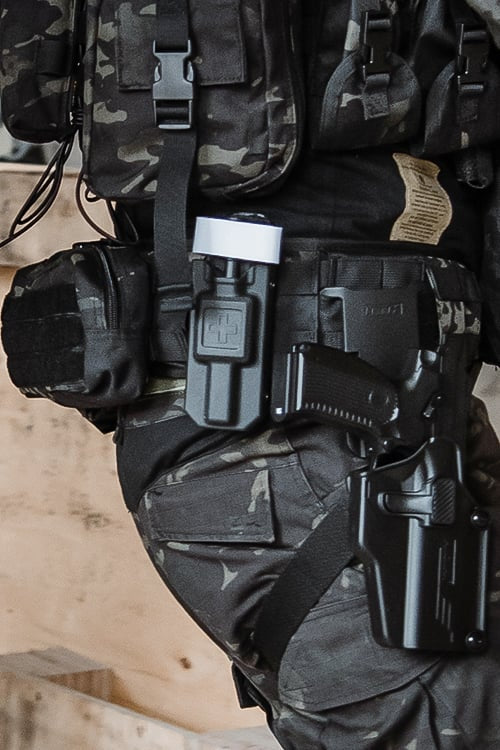 Pouch per Tourniquet in Polimero Nero di P&J