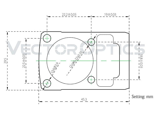 MOJ Frenzy Riser Mount di VECTOR OPTICS