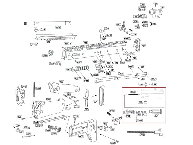 Nozzle Completo per -SCR GBBR di WE