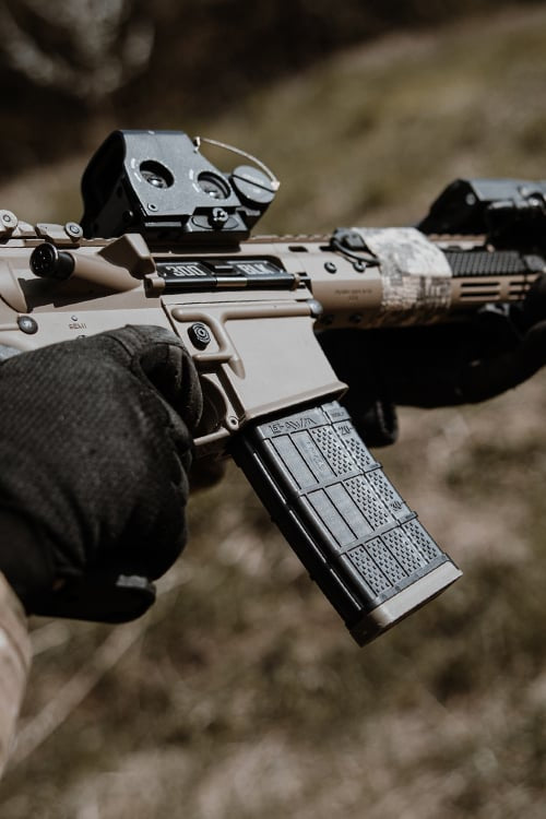 Caricatore Mid-Cap Lancer L5 AWM 190rd di EMG
