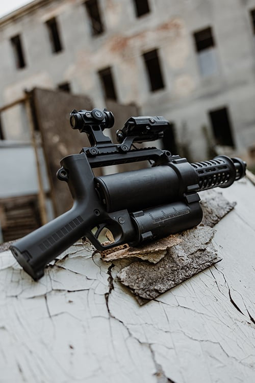 Replica Minigun di WELL