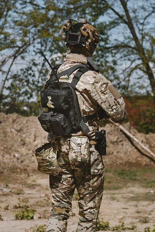 Assault Back Panel Mod.3 - Black di 8FIELDS