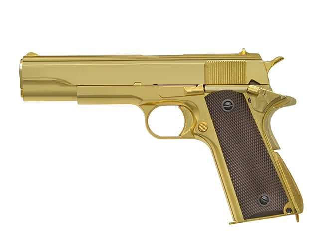 Replica Pistola 1911 GBB Oro di GOLDEN EAGLE
