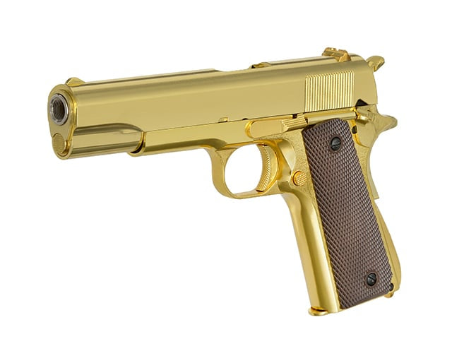 Replica Pistola 1911 GBB Oro di GOLDEN EAGLE