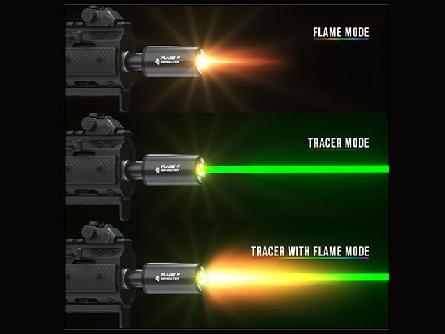 Flare M Tracer Unit con Effetto Fiamma di ESHOOTER