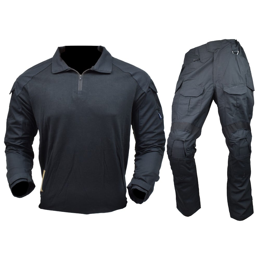 Mimetica JS Warrior Nera Taglia XXL di JS-TACTICAL