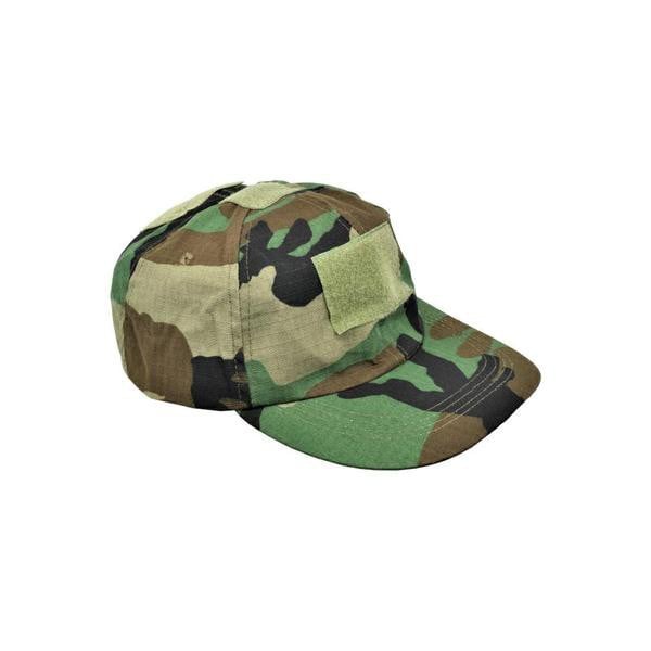 Cappello con Visiera Woodland di JS-TACTICAL