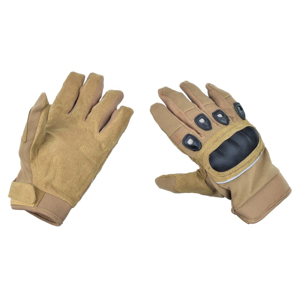 Guanti Tattici Warrior 130 Tan di JS-TACTICAL