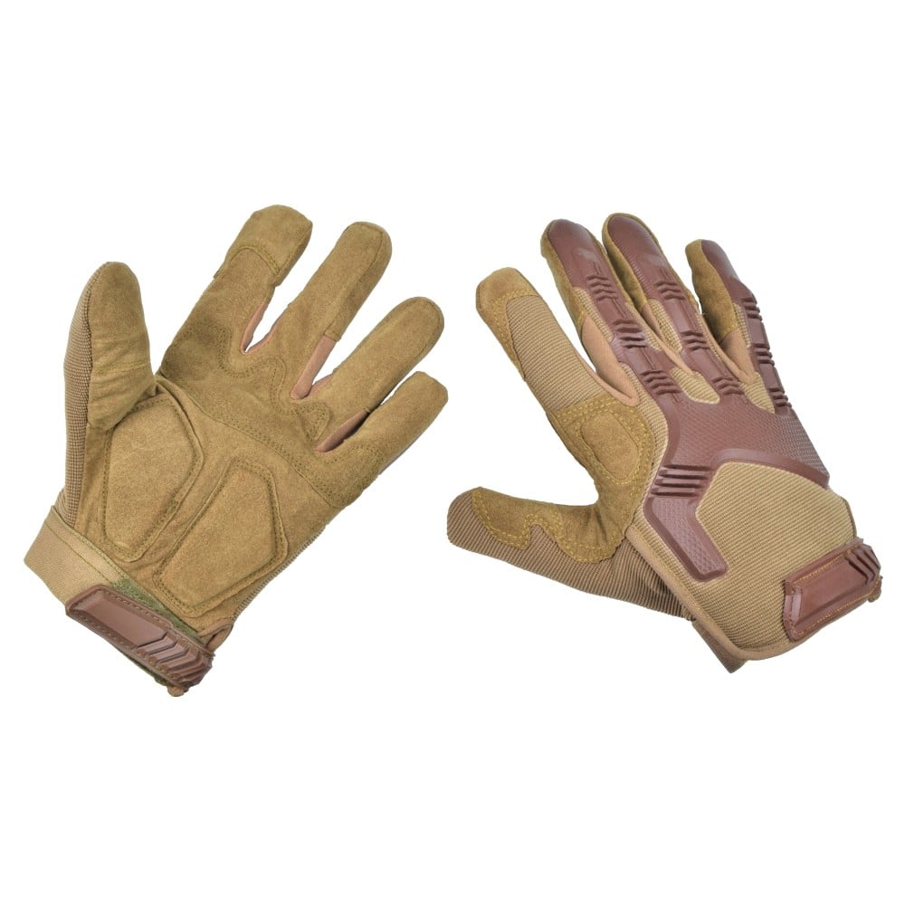Guanti Tattici Warrior 167 Tan Taglia XL di JS-TACTICAL