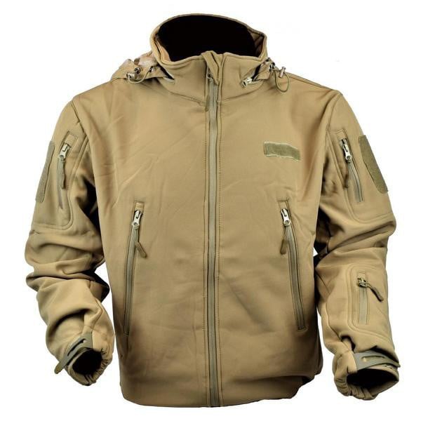 Giacca Shark Skin Brown Taglia XL di JS-TACTICAL