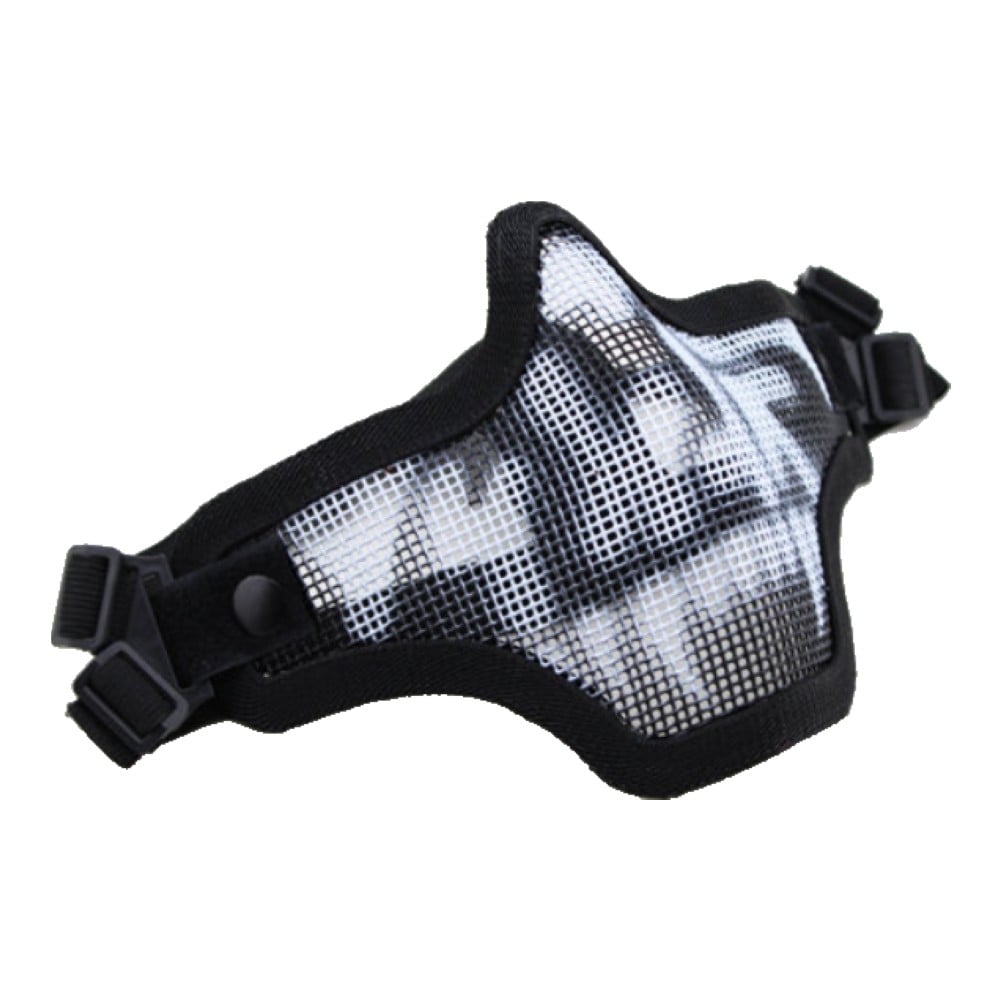 Maschera con Rete Metallica Nera di WOSPORT
