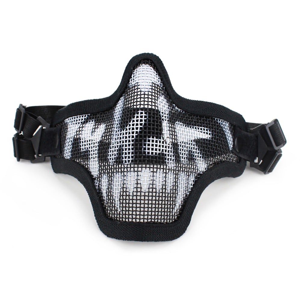 Maschera con Rete Metallica Nera di WOSPORT