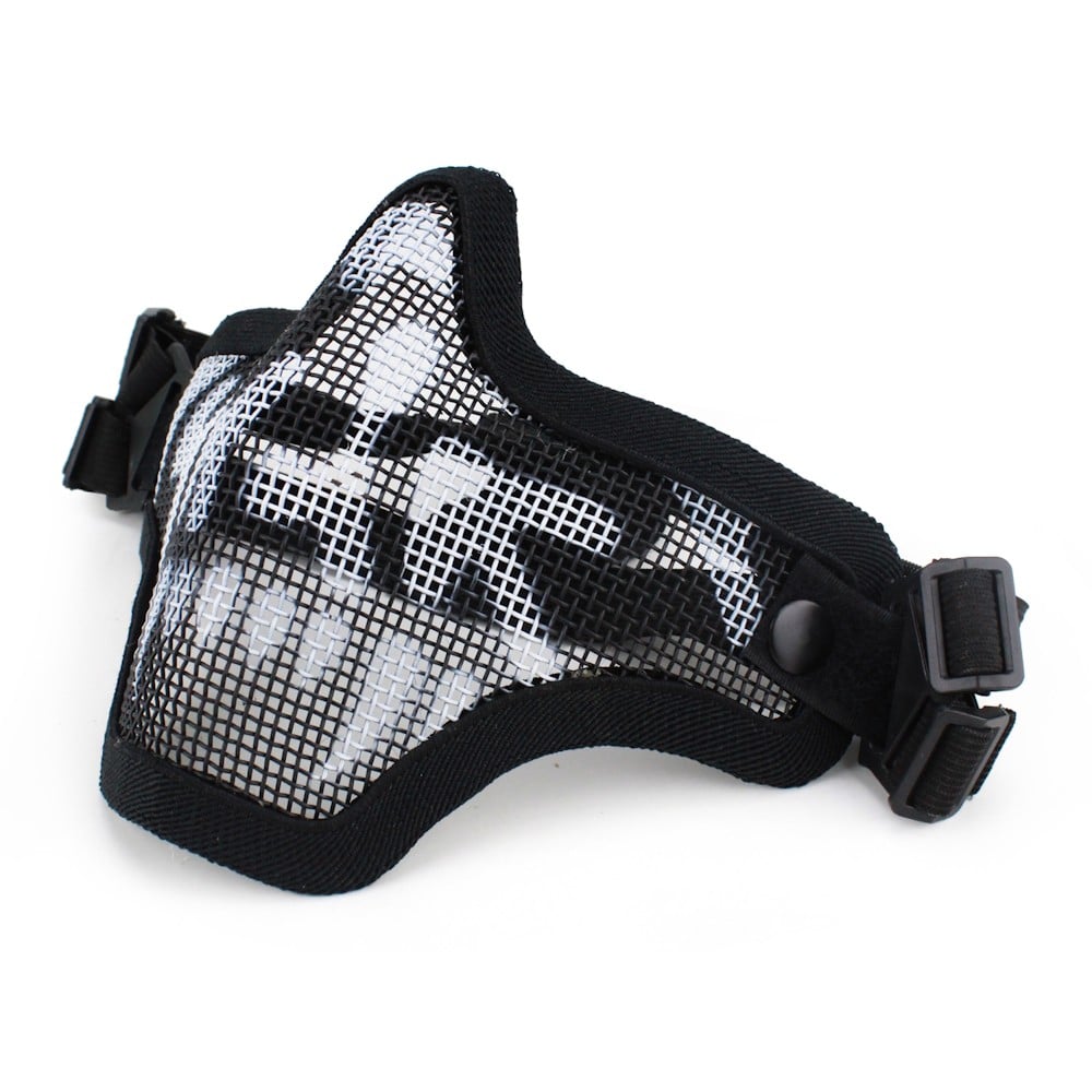 Maschera con Rete Metallica Nera di WOSPORT