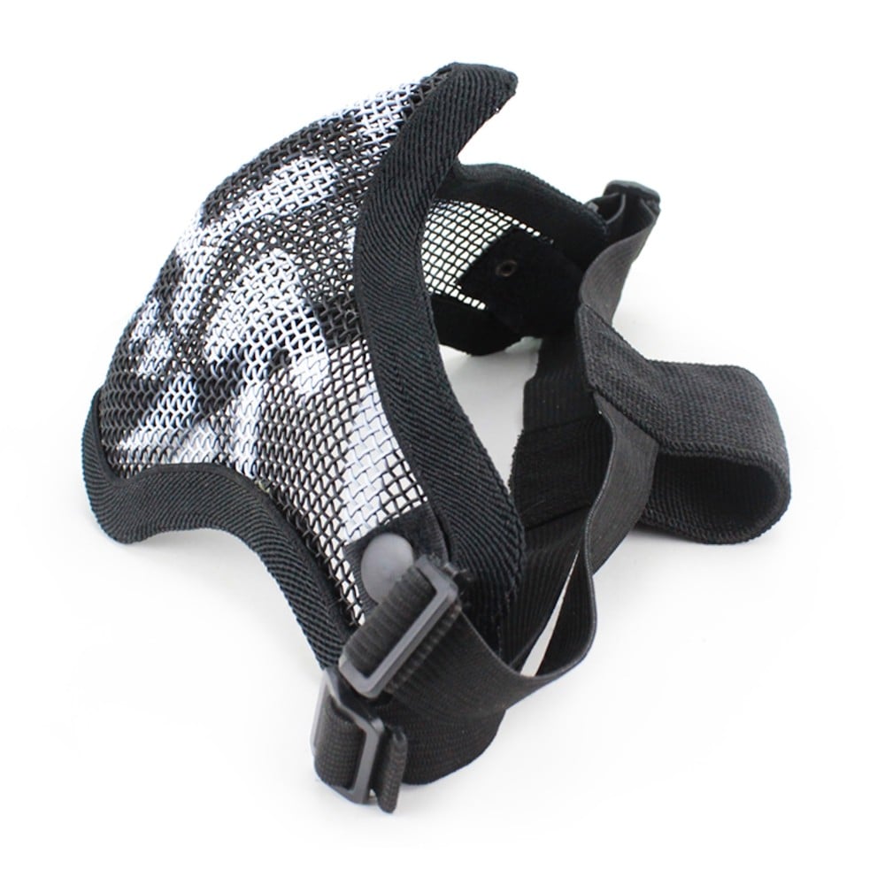 Maschera con Rete Metallica Nera di WOSPORT