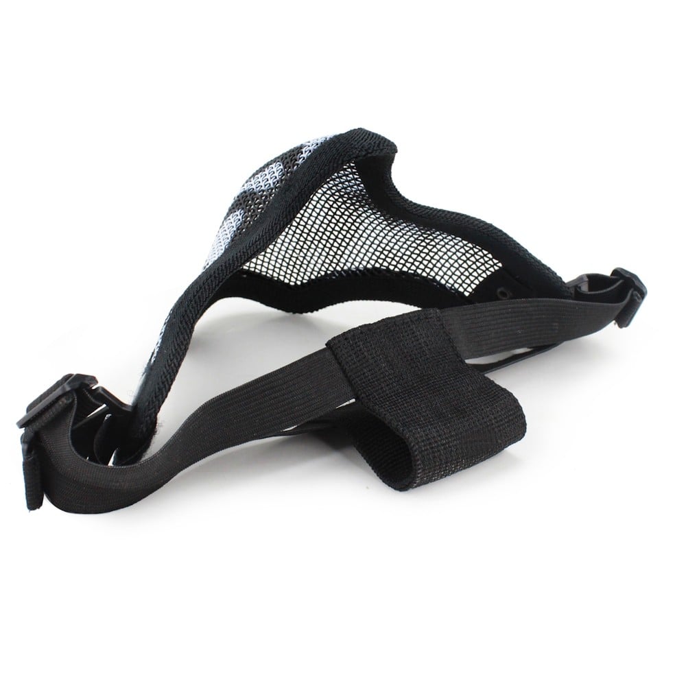 Maschera con Rete Metallica Nera di WOSPORT