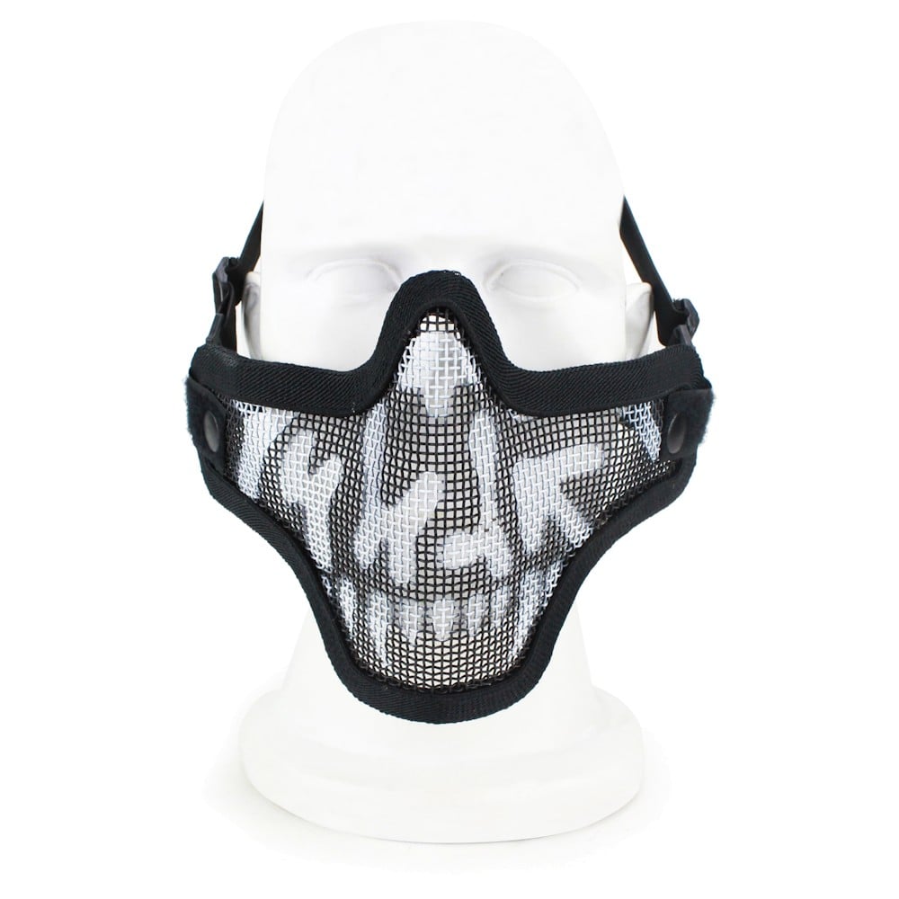 Maschera con Rete Metallica Nera di WOSPORT